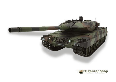 RC Panzer Leopard 2A6 Heng Long 1:16 Frontansicht links