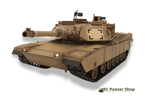 RC Panzer M1A2 Abrams Heng Long 1:16 Frontansicht links